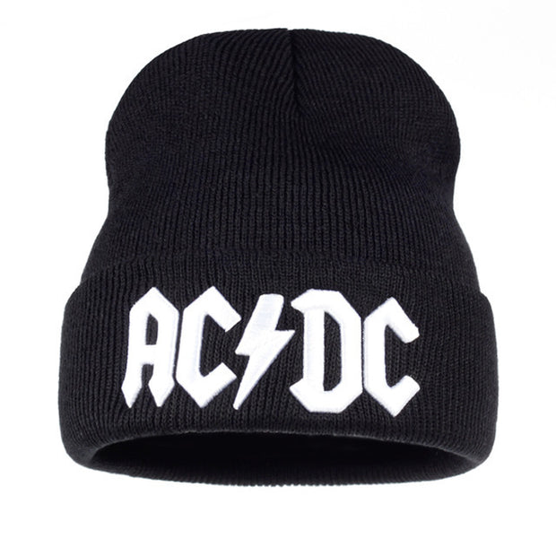 Embroidered AC/DC winter beaine