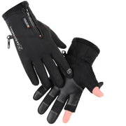 Opened-Finger Touchscreen Unisex Waterproof Windproof gloves