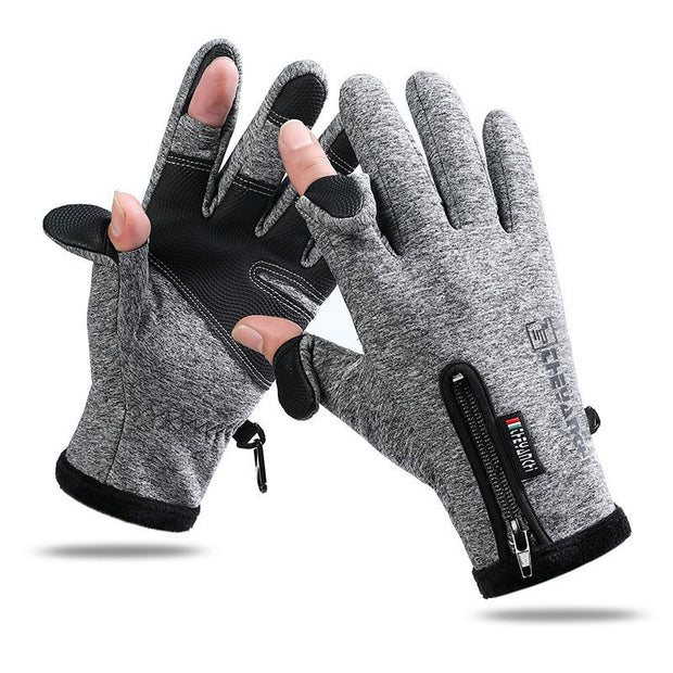 Opened-Finger Touchscreen Unisex Waterproof Windproof gloves