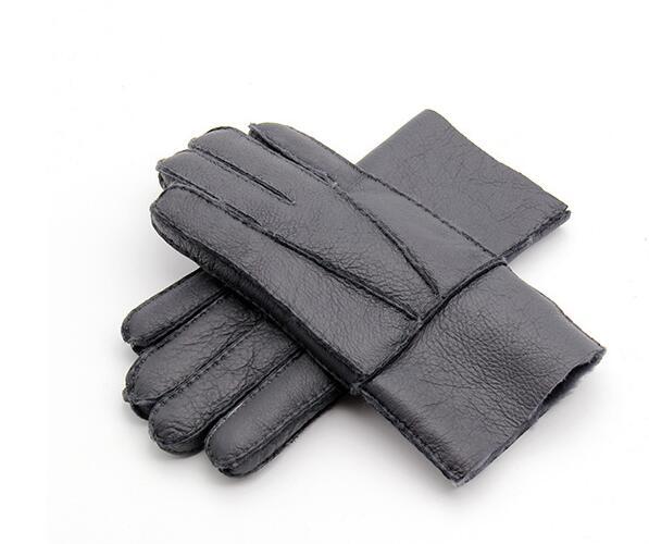 Sheepskin Fur Gloves for men