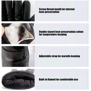 Electric Warm gloves for outdoor use in winter.