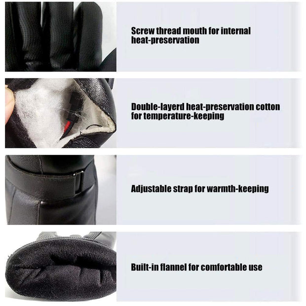 Electric Warm gloves for outdoor use in winter.