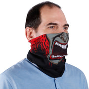 Men's red Collar ski mask