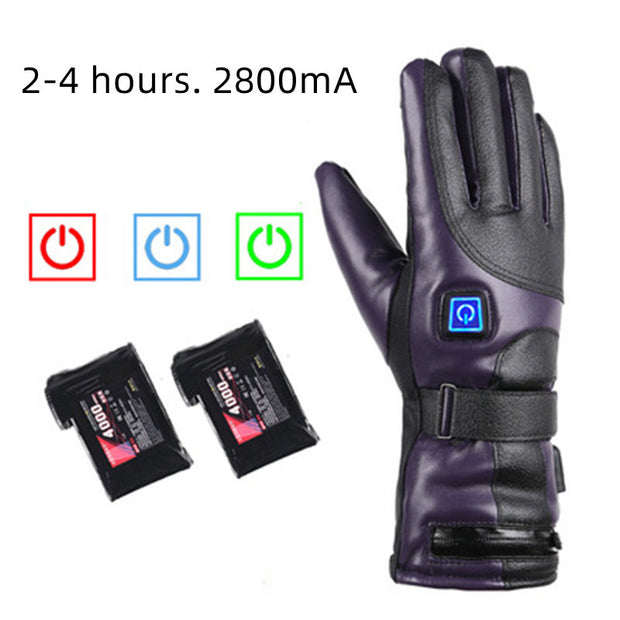 Electric Warm gloves for outdoor use in winter.