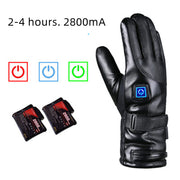 Electric Warm gloves for outdoor use in winter.