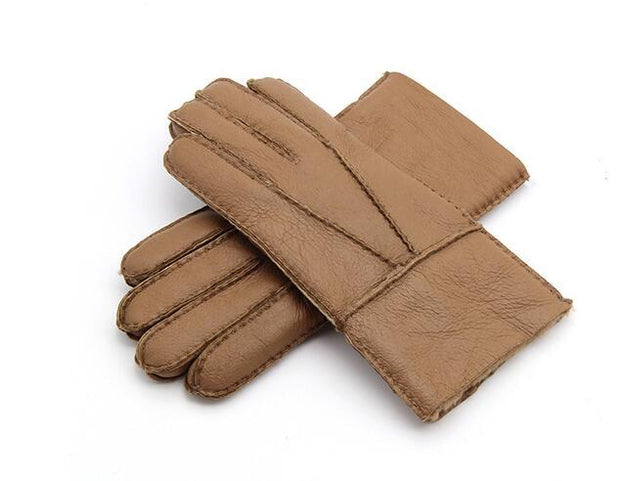 Sheepskin Fur Gloves for men