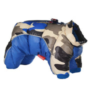 Dogs' cold four legged cotton jacket