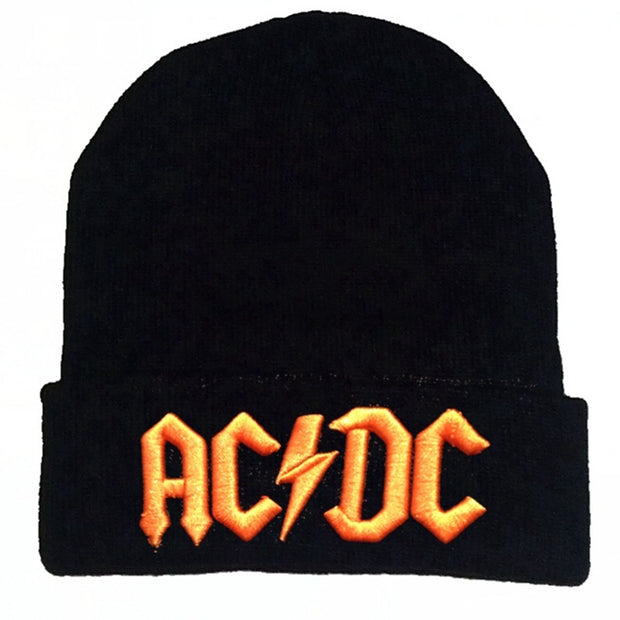 Embroidered AC/DC winter beaine