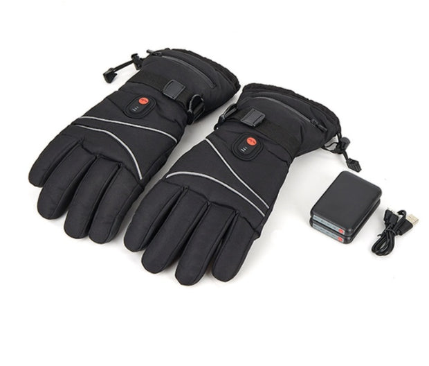 Electric Warm gloves for outdoor use in winter.