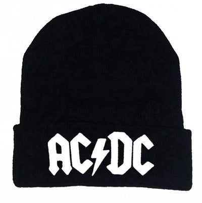 Embroidered AC/DC winter beaine