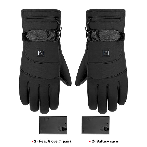 Motorcycle Waterproof gloves Heated Guantes